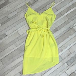 Bebe faux wrap dress